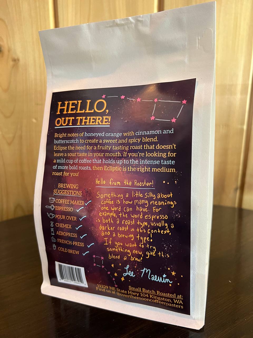 ECLIPTIC: Medium Roast Coffee Bag