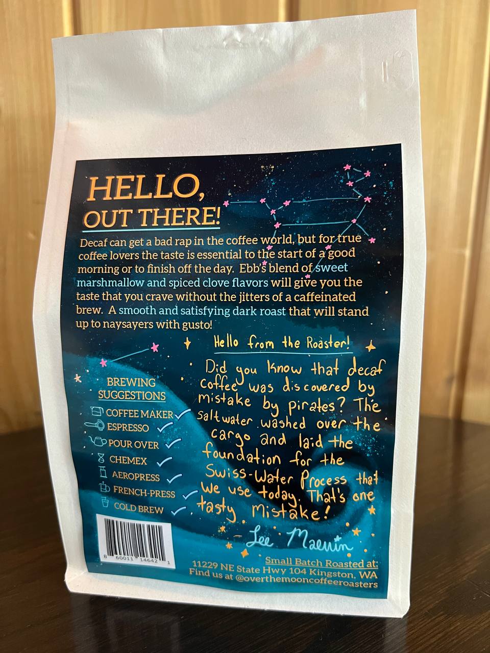 EBB: Decaf Roast Coffee Bag